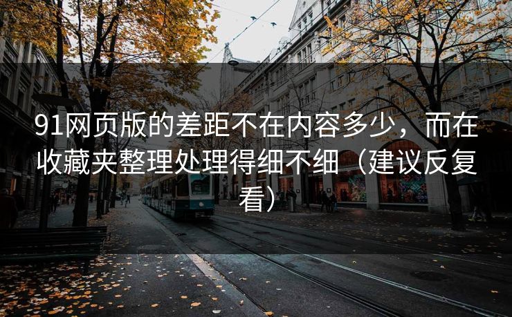 91网页版的差距不在内容多少，而在收藏夹整理处理得细不细（建议反复看）